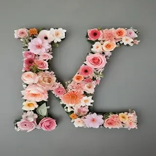 floral letters