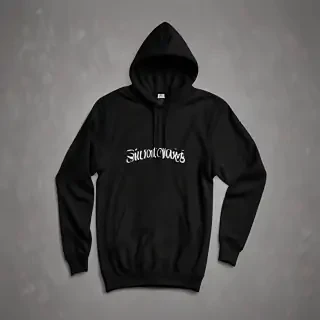 black hoodie mockup