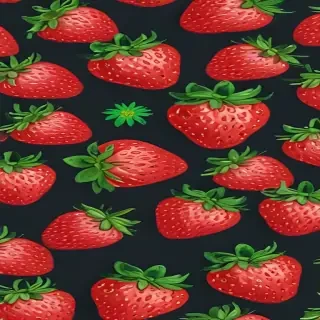 cute strawberry background