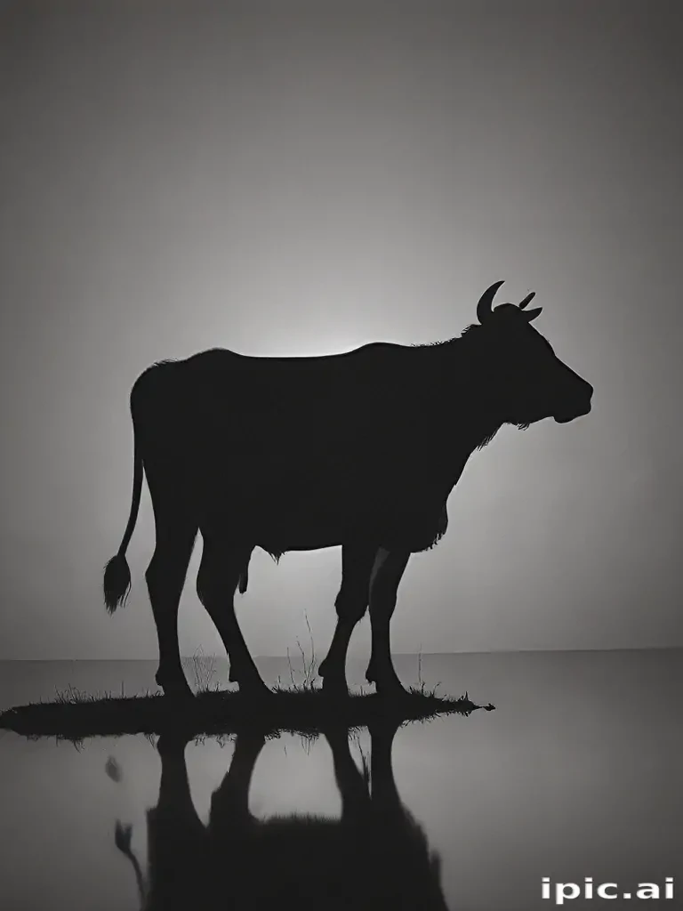 cow silhouette