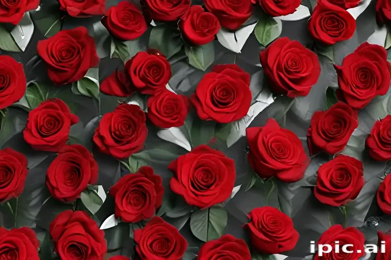 red roses aesthetic