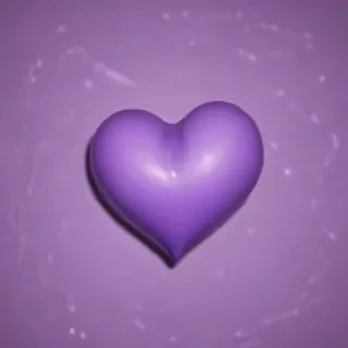 purple aesthetic heart