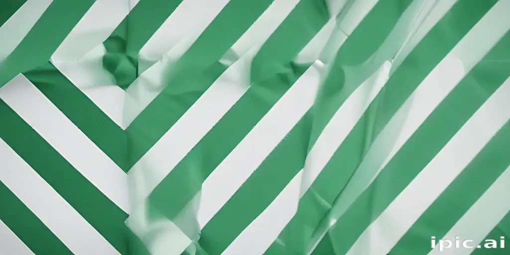 green and white background
