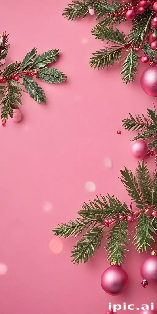 christmas pink backgrounds