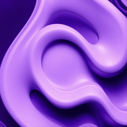 Create an abstract design featuring smooth, wavy lines in various shades of purple and violet, with a high-resolution finish, shot with a DSLR camera at f/8 aperture, 1/60 shutter speed, and ISO 100 from a top-down view to enhance the image quality.