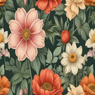 vintage flower illustration