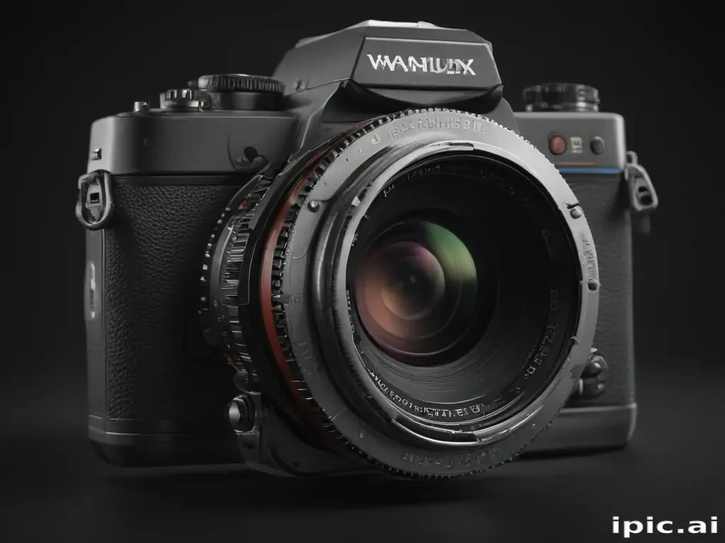 High-Quality Camera Showcase Featuring Advanced Lens and Sleek Design