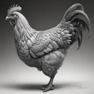 chicken drawing