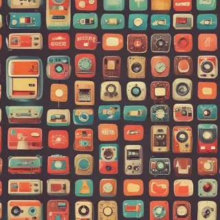 iphone wallpaper retro