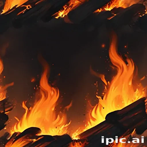 background on fire