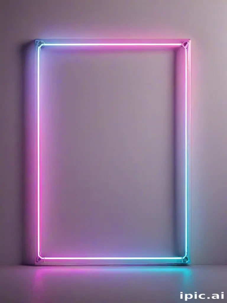neon frame png
