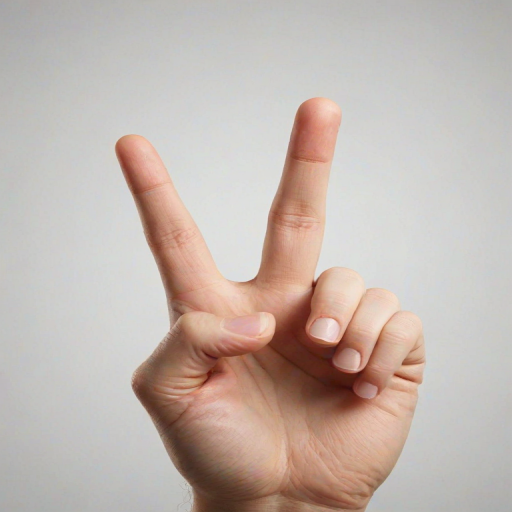middle finger background