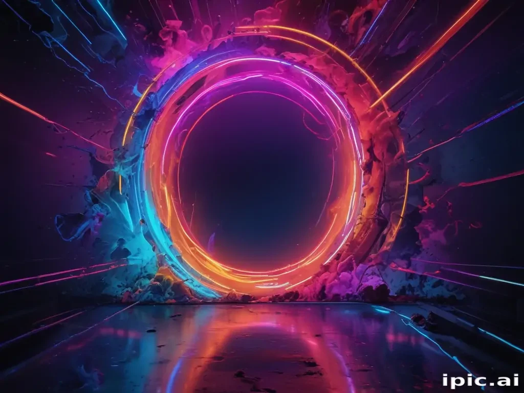neon colorful background