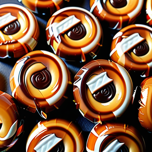 german candy with a caramel center