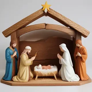 free christmas nativity scene