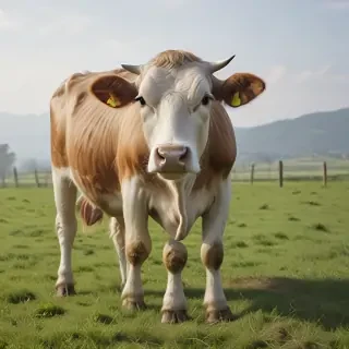 transparent cow