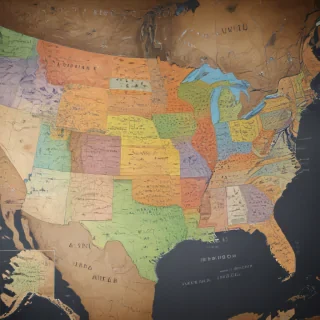 united states of america map