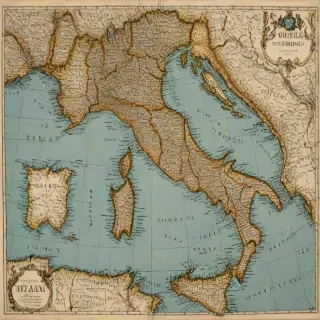 map of italy