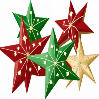 christmas star clipart