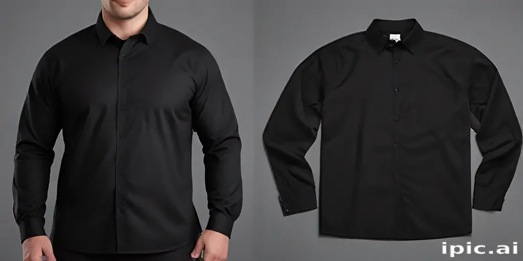 black mockup shirt