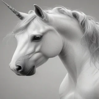unicorn outline