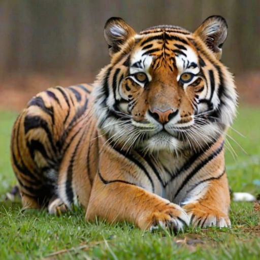 transparent tiger