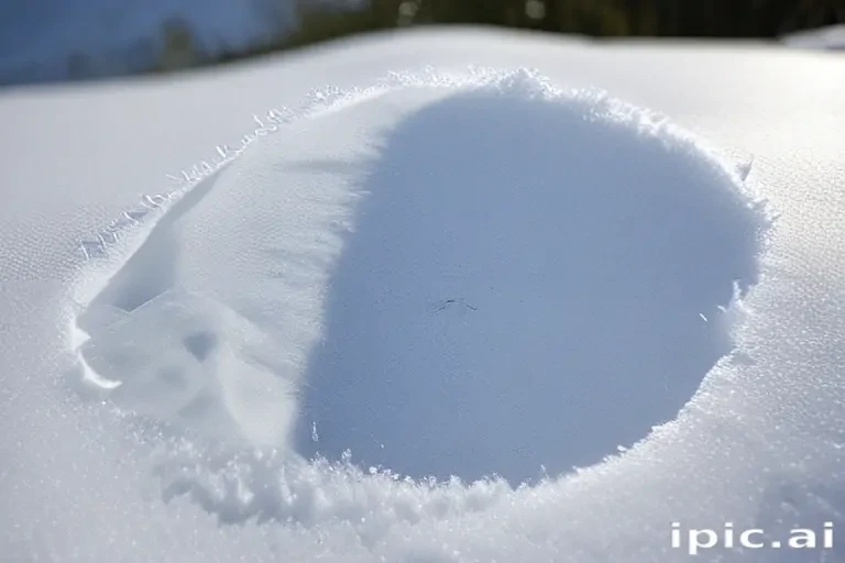 transparent snow