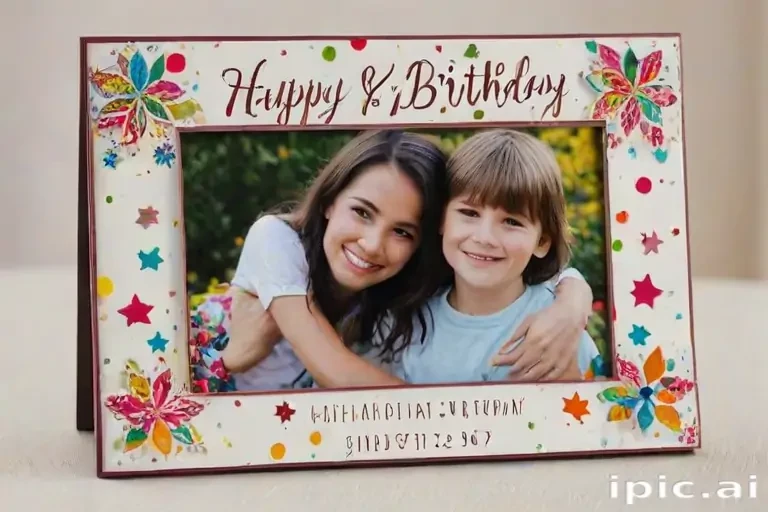 birthday frame