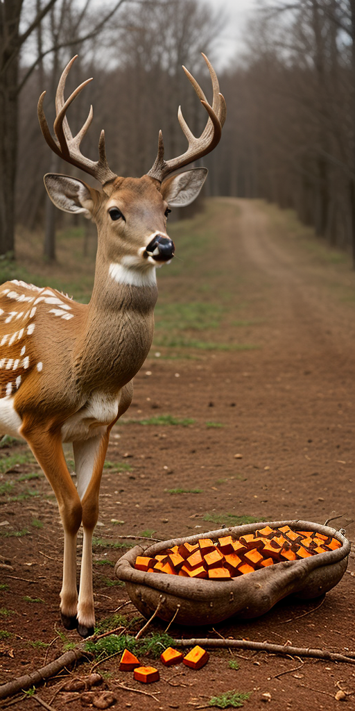 do deer like sweet potatoes