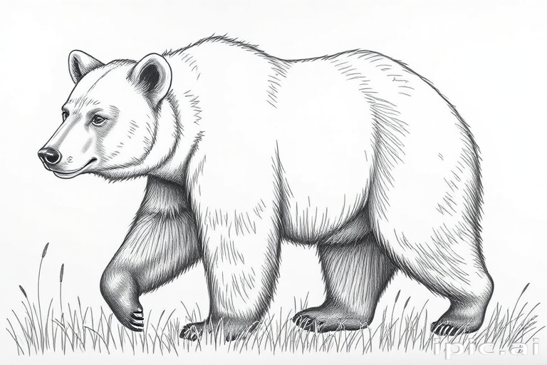 bear drawing