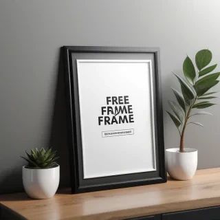free picture frame mockup
