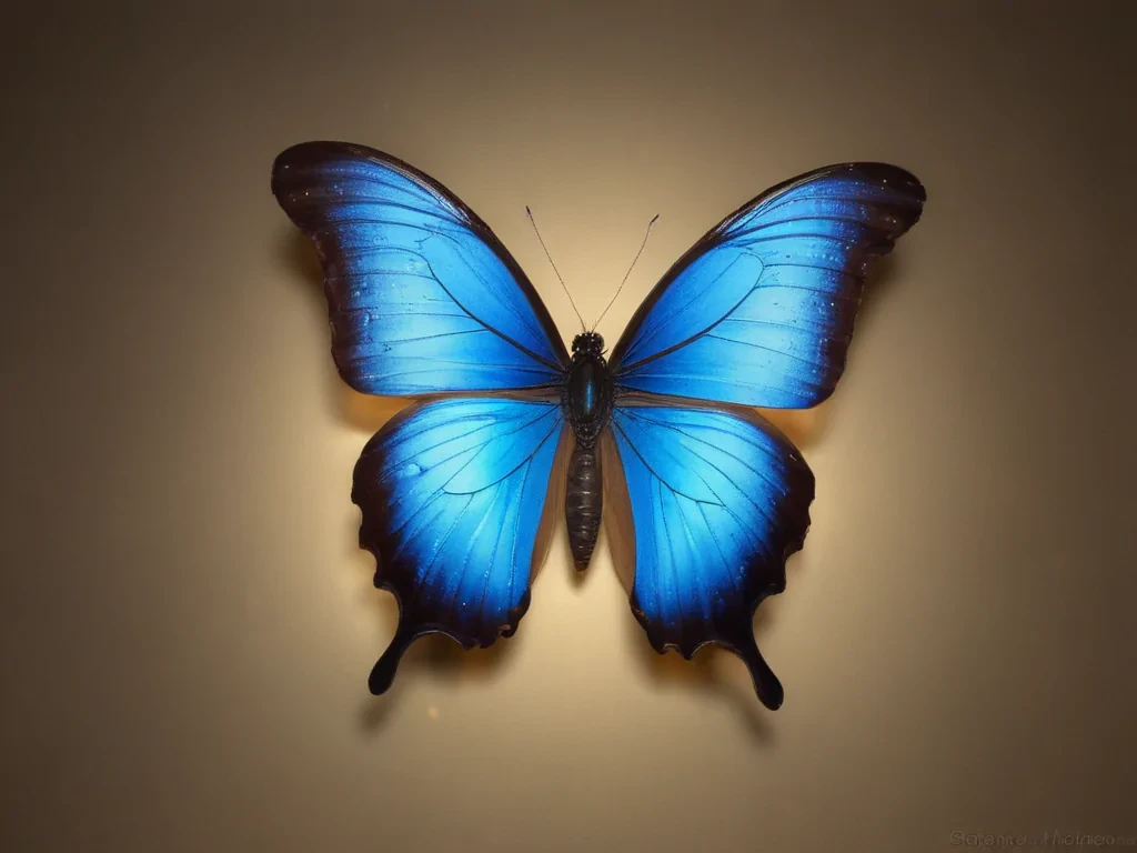 blue morpho butterfly