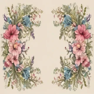 clipart floral border