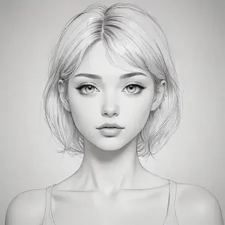 transparent line art