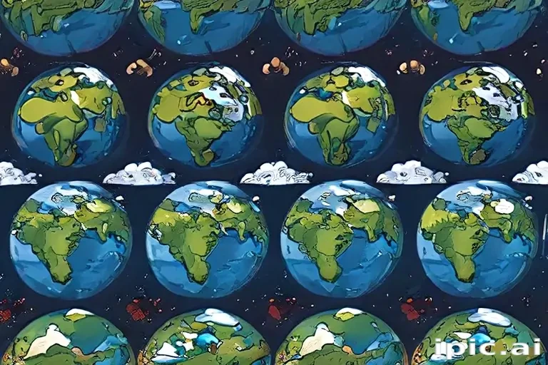 cartoon picture planet earth