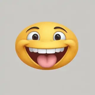 laugh emoji transparent background