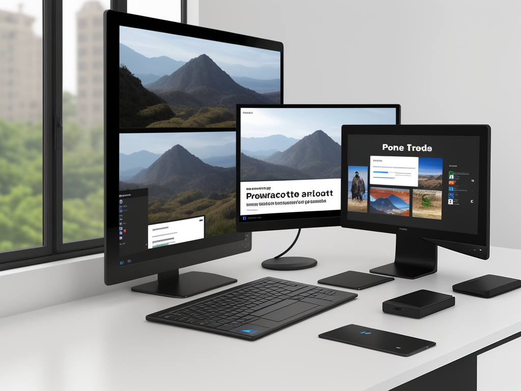 pc screen mockup