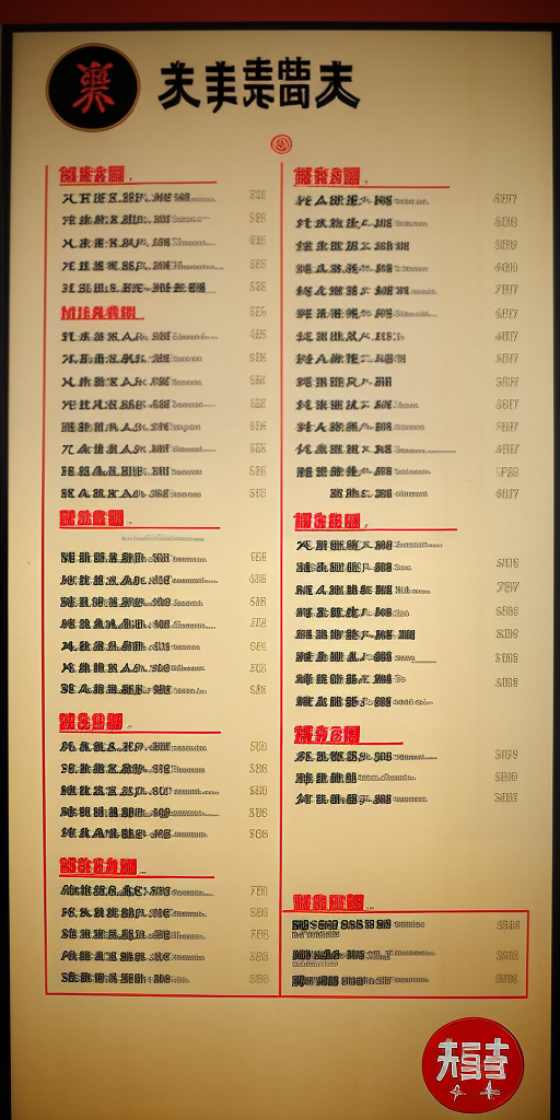 general on a chinese menu