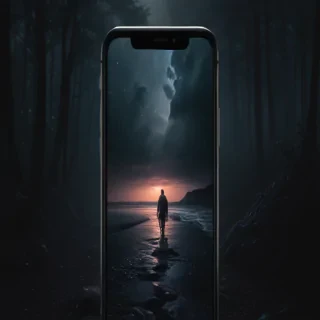 dark aesthetic iphone wallpaper