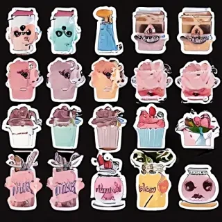 aesthetic stickers printable