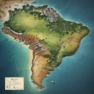 map of brazil