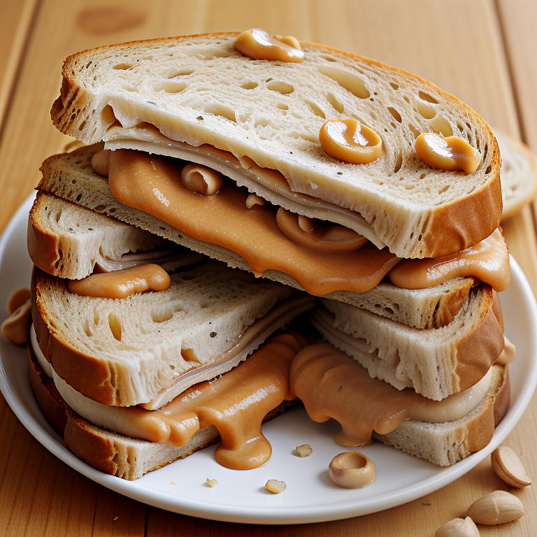 peanut butter and onion sandwich