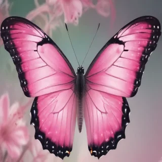 pink butterfly images