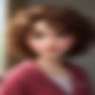 cartoon characters with curly hair