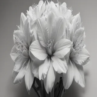 pencil drawn flowers