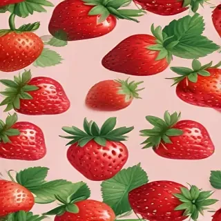 aesthetic strawberry wallpaper
