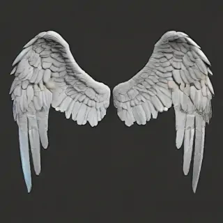 realistic angel wings png