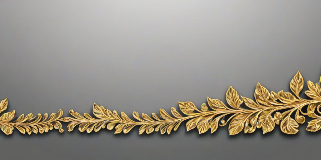 transparent background gold border