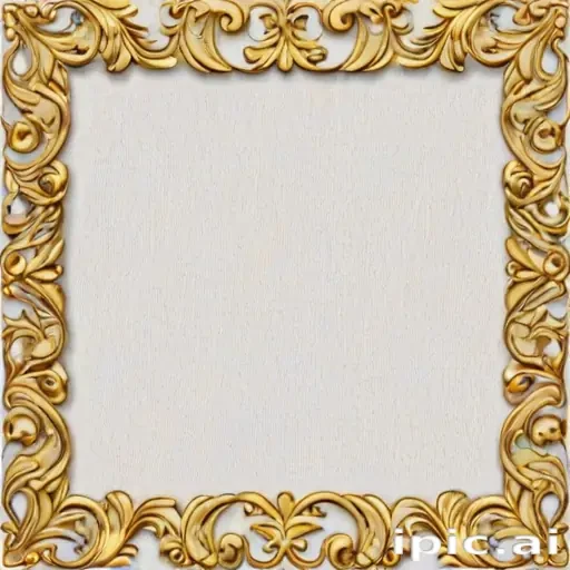 gold border transparent