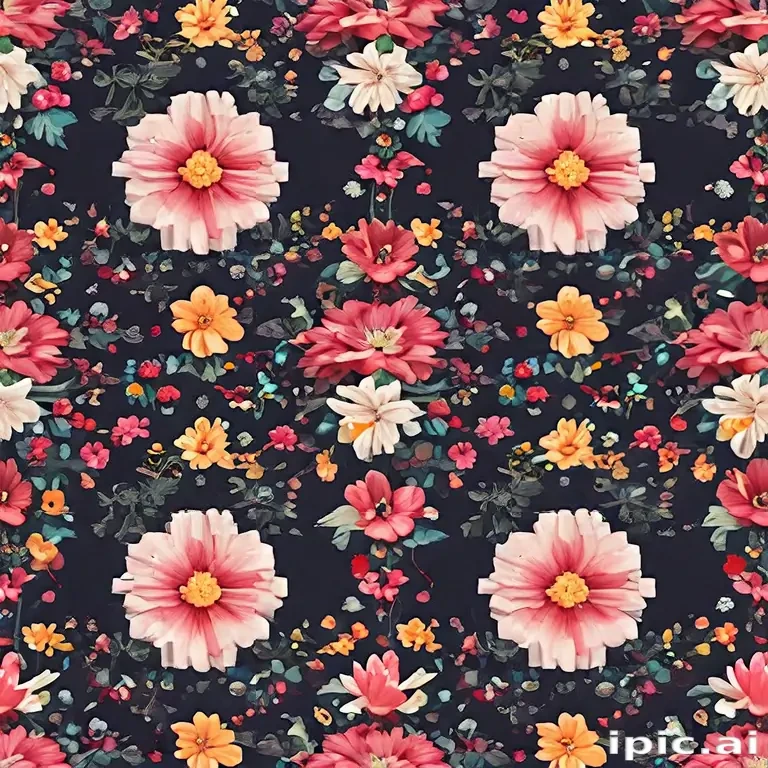 pixel flowers